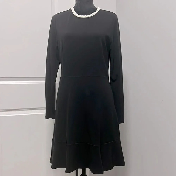 LOFT Dresses & Skirts - Loft Women’s Long Sleeve Black Mini Dress size 8